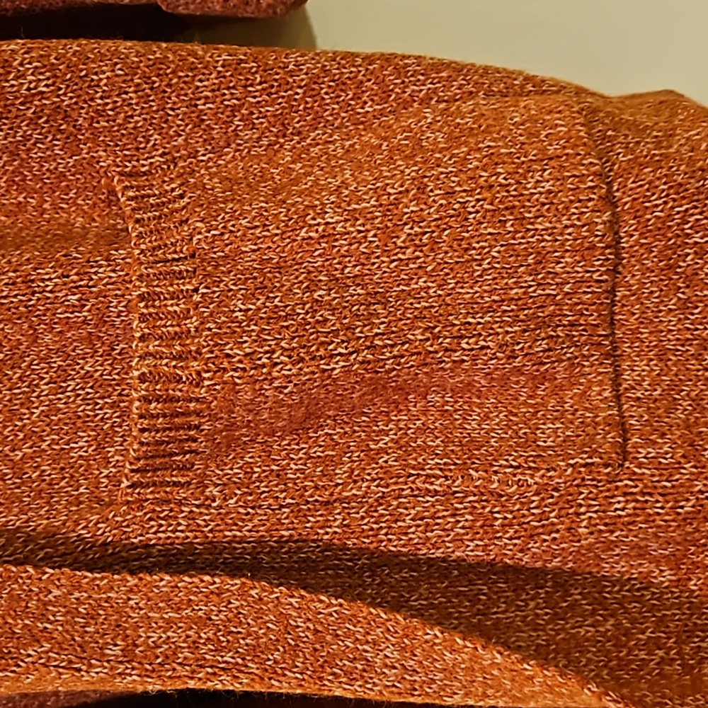Chic Soul/Zenana NWOT Rust colored hooded Cardigan Size 1x - Picture 8 of 9